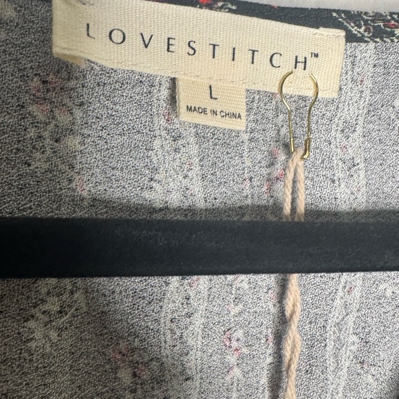 Lovestitch women's L floral Jennie top boho festival whimsical fairy - Picture 6 of 7